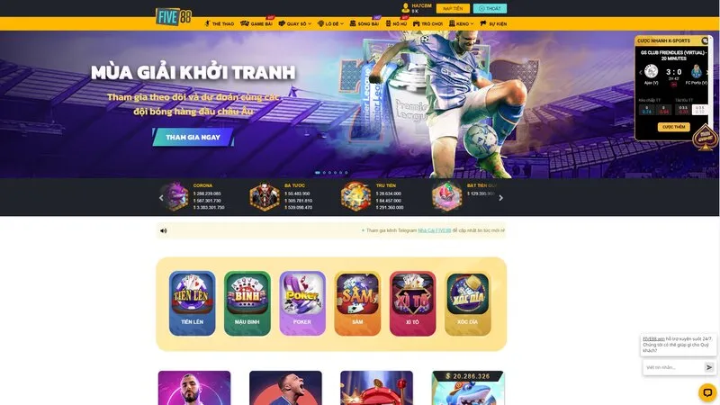 Tìm hiểu các giai đoạn phát triển của nhà cái Five88