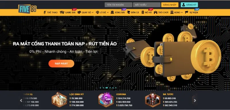 Giới thiệu lịch sử thành lập trang web Five88.show